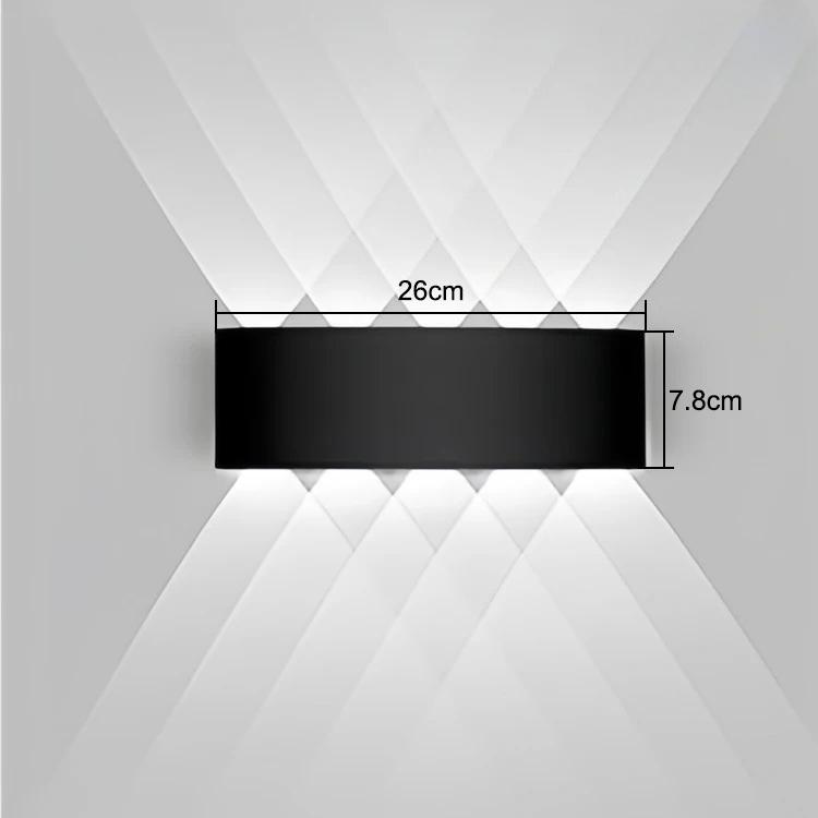 Wall Lamp LED Indoor and Outdoor Lighting Wall Lamp Modern Fashion Bedroom Hallway Doorway Garden Pathway Living Room Decoration