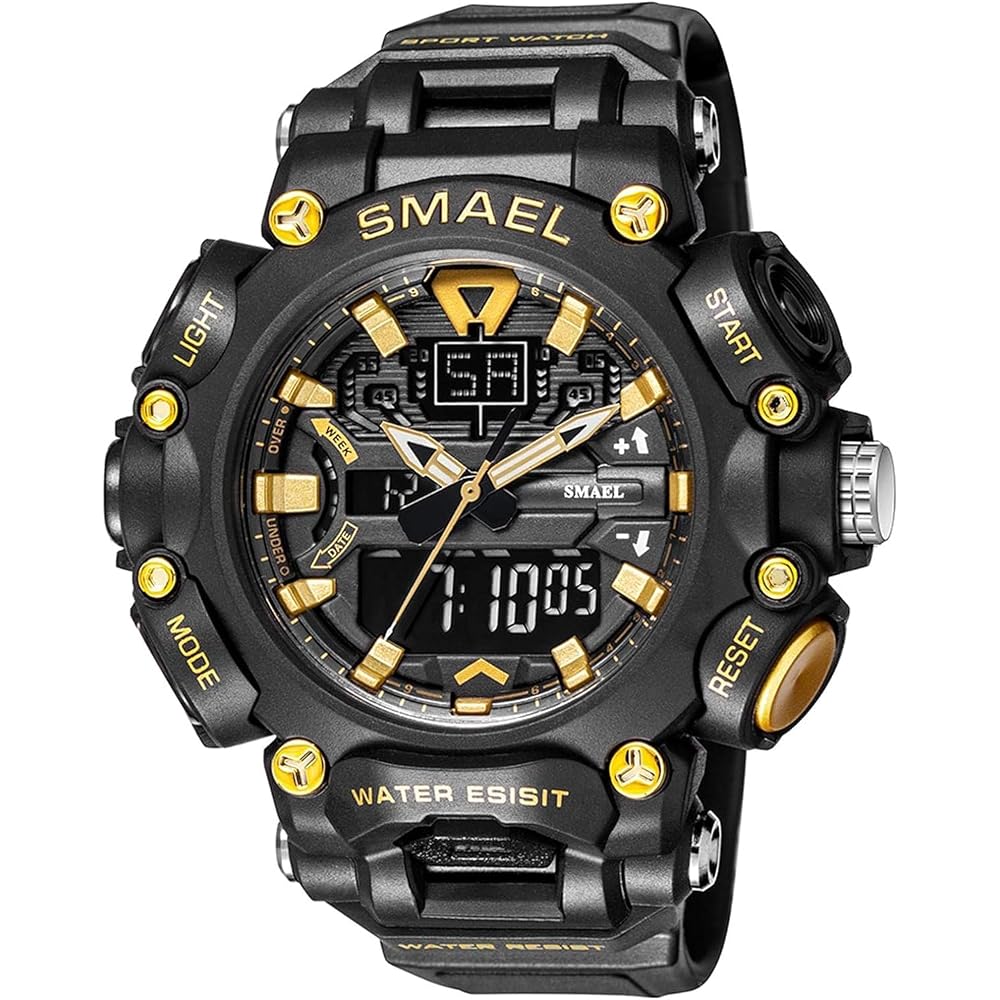 Wristwatch Digital Large Dial Sport Watch Men s Military Watch Outdoor Sports Electronic Watch Ta...