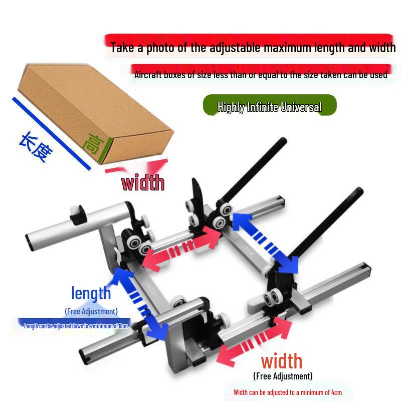 Automatic Airplane Box Folding Clamping Tool for Packaging Length 15cm - Width 15cm 15480₽