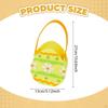 Easter Basket Bucket Felt Handle Reusable Egg Holder Decorative Gift Container Suitable for