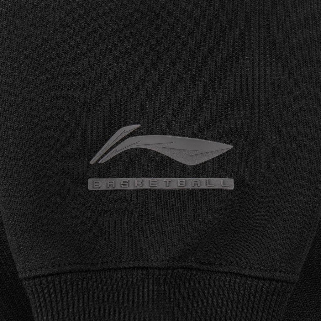 Li Ning Basketball Series JB Series Crew Neck Letter Logo Stitched Sweatshirt Men sweatshirt AWDW047-1