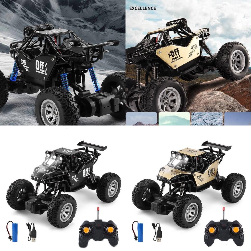 Climb With Style Alloy Off-road Rc Climbing Car With Lights For Kids