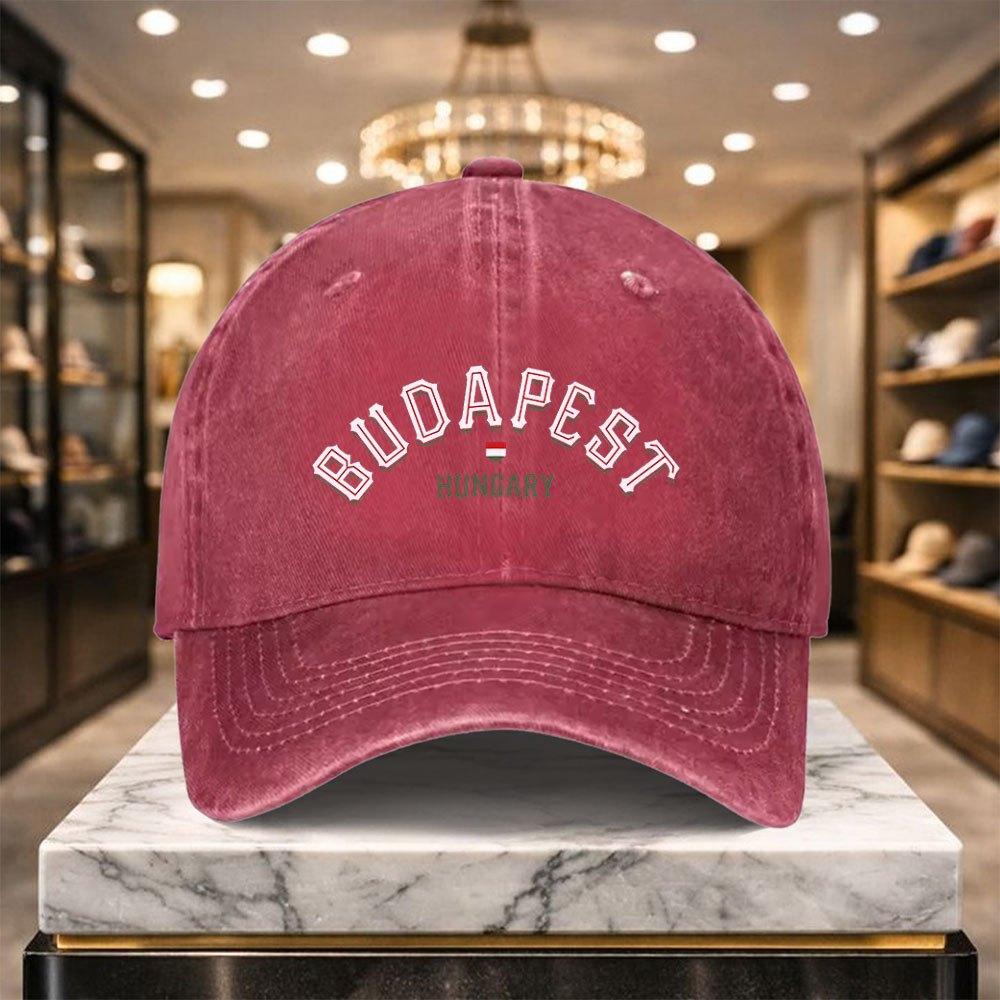 Budapest Hungary Casual Baseball Cap Adjustable for Outdoor Sports Everyday Wear Street Style
