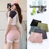 Women's High-Waisted Color-Blocked 3/4 Shark Tights: Anti-Exposure, Tummy Control, Butt Lifting Yoga & Fitness Pants