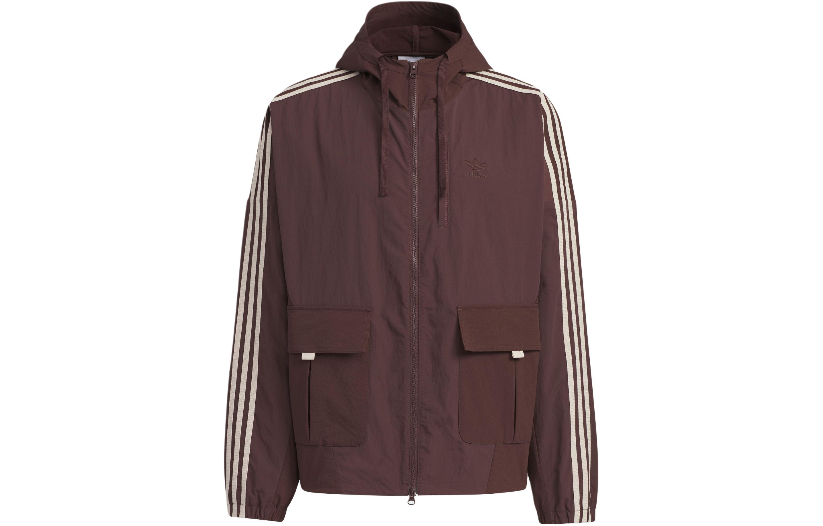 Adidas Originals TOC JACKET Jackets & Coats Men s Dark Gray Brown JG1518 XL