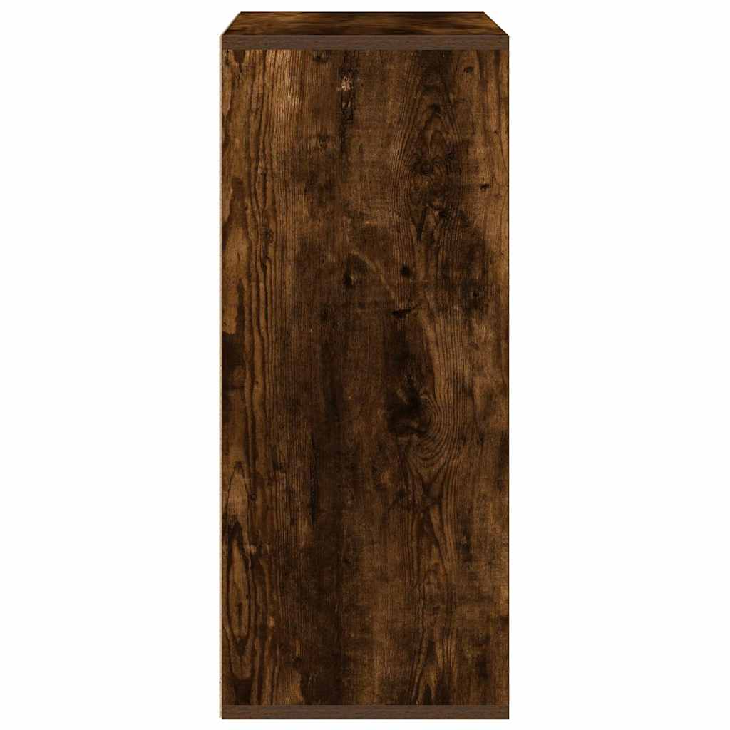 Bookshelf Smoked Oak 60x30x71.5 cm Engineered Wood