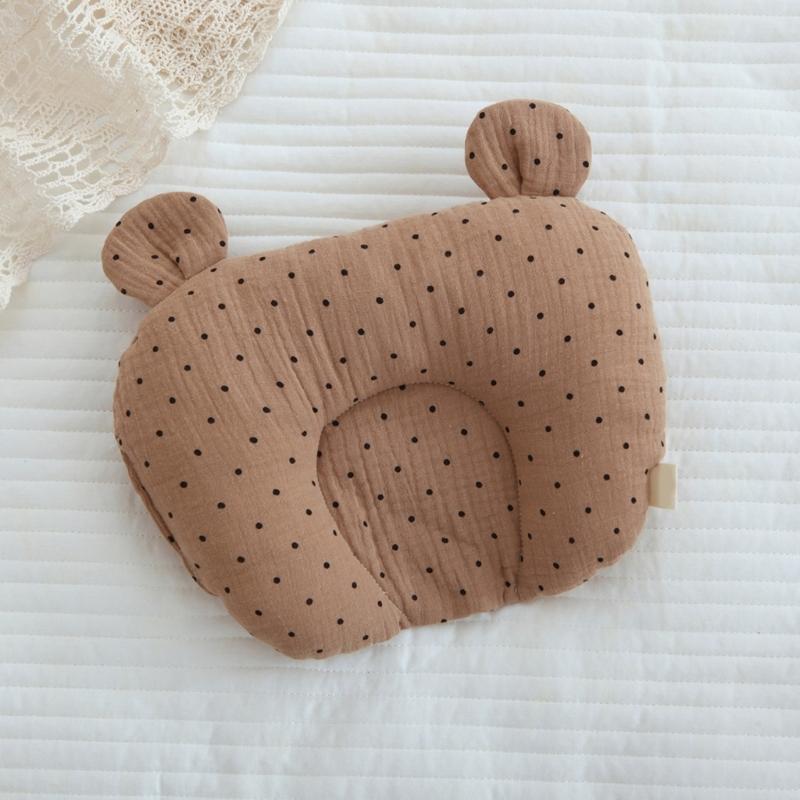 Soft & Breathable Baby Pillow Multi-pattern Pillow Essential Support for Delicate Necks & Heads Used for All Seasons-