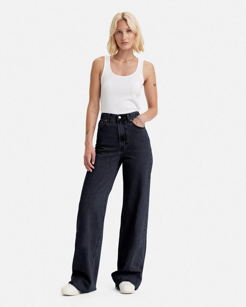 Levi's RIBCAGE High Rise Wide Leg Jeans Women's A6081-0019 US W25 L30