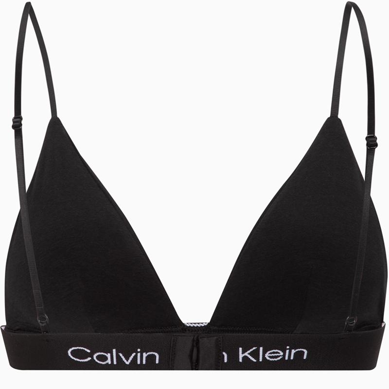 Calvin Klein Ck96 Series Small Square Wireless Removable Padding Triangle Bra Women bra Space-Black QF7217ADUB1