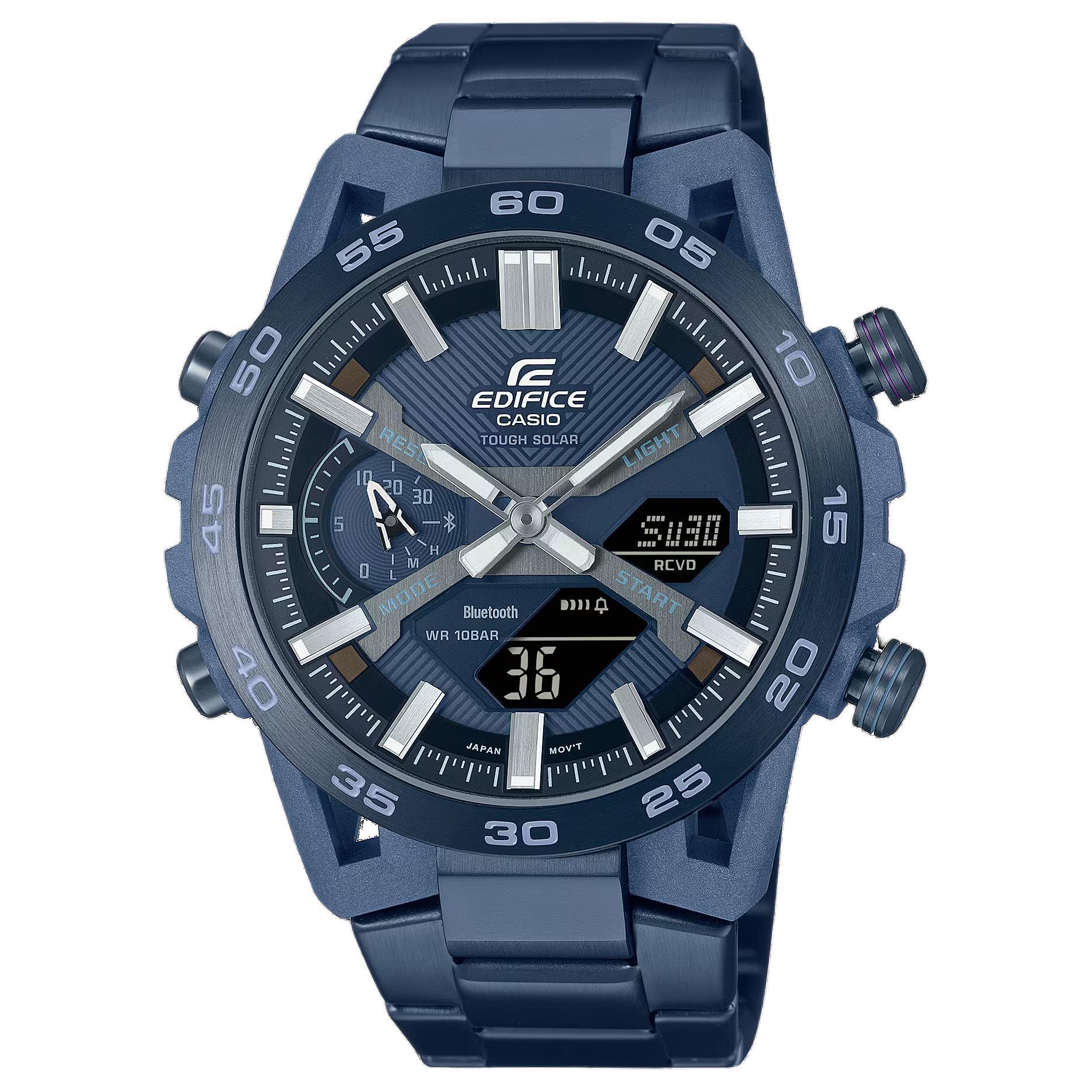 

CASIO Edifice ECB 2000CB 2A ECB-2000CB-2A Blue Dial