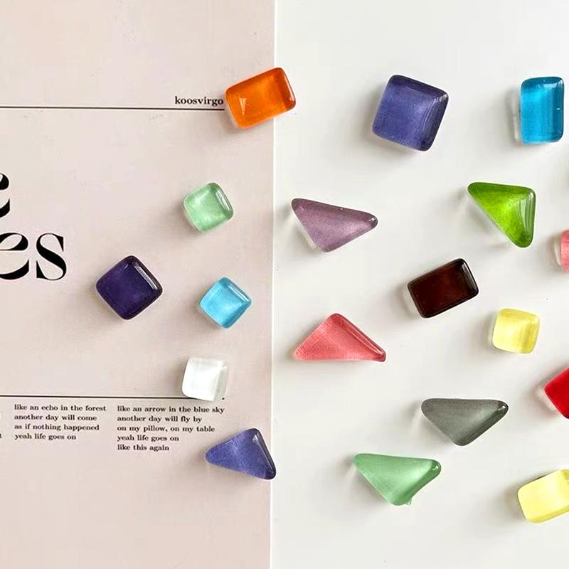 10Pcs/20Pcs Whiteboard Magnet Cartoon Furniture Decoration Sticker Nordic Wind Refrigerator Sticker Cute Decoration Glass