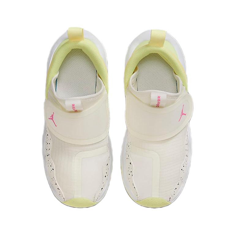 Air Jordan 23/7 PS Sail Laser Fuchsia Kids Sneakers Cream Light-Laser-Orange White DQ9293-181