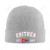 Unisex Eritrea EST Knitted Hat For Unisex Women Boys Winter Autumn Beanie Cap Warm Bonnet