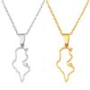 Anniyo Outline Tunisie Pendant Necklaces Tunisienne Jewelry Tunisia Women Girl @365621