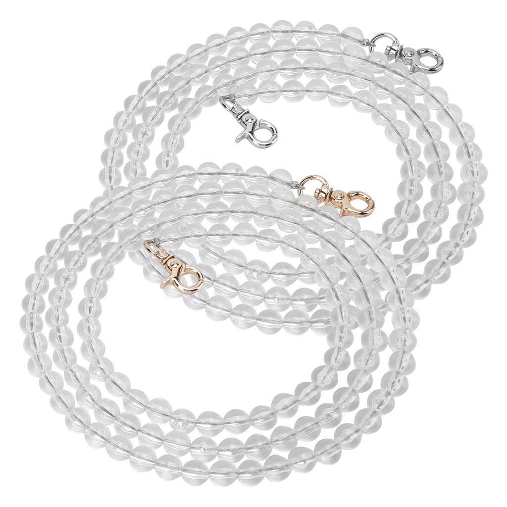 2ks Popruh na tašku Akryl Kov DIY Mobilní telefony Dekorativní doplňky pro dívku ženu 1 metr