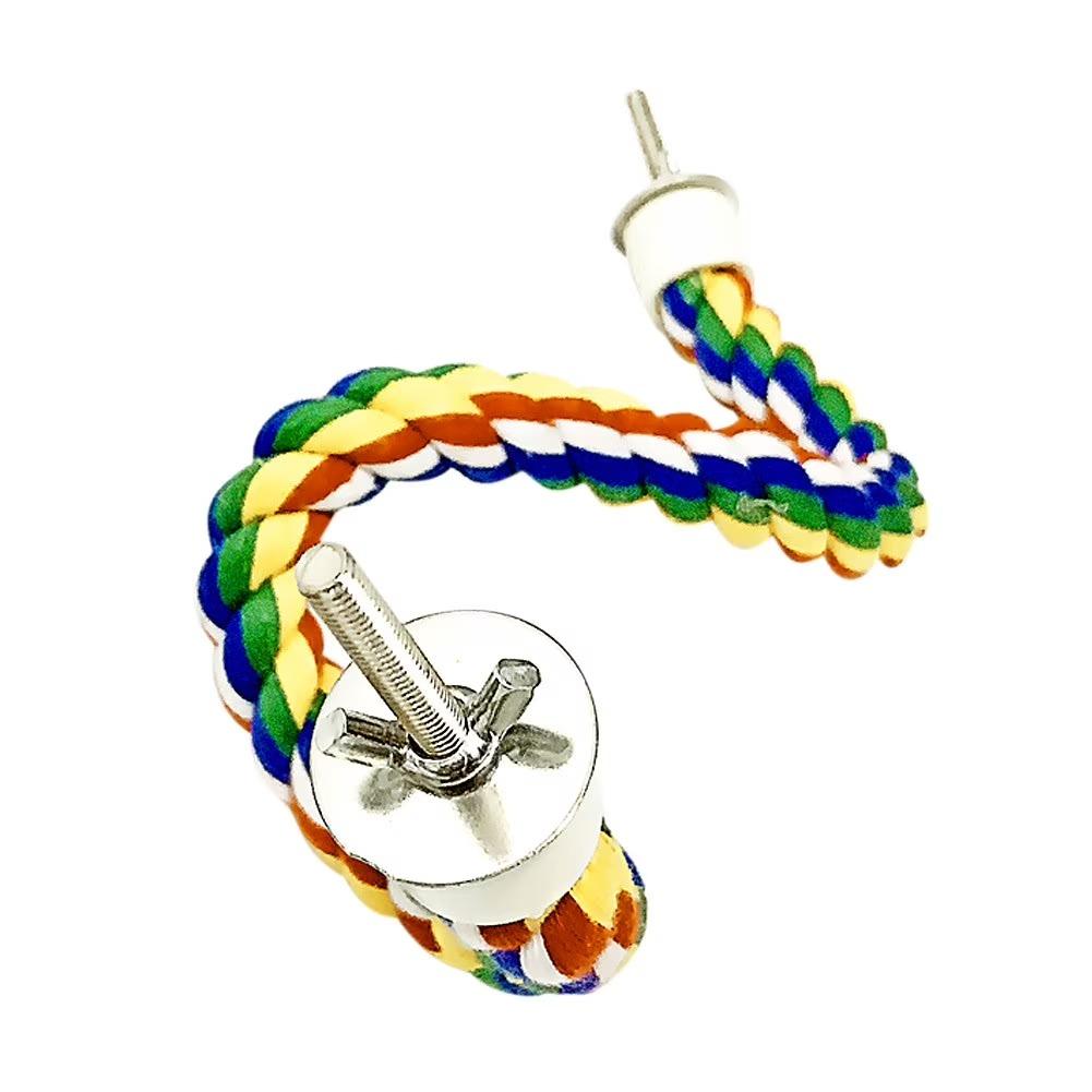 Parrot Perches for Large Birds Hammock Accessories Budgie Cage Accessories Rope Perches for Bird Cages Comfy Toy Parrot Standing Station Climbing Rope