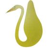 Flamingo Ornament Weather-resistant Realistic Iron Swirl Bird Flamingo Statue Garden Decoration