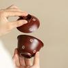 Chinese Traditional Ceramic Gaiwan Teacup Handmade Flowers Tea Bowl Household Beauty Tea Infuser Portable Tea Set Accessories