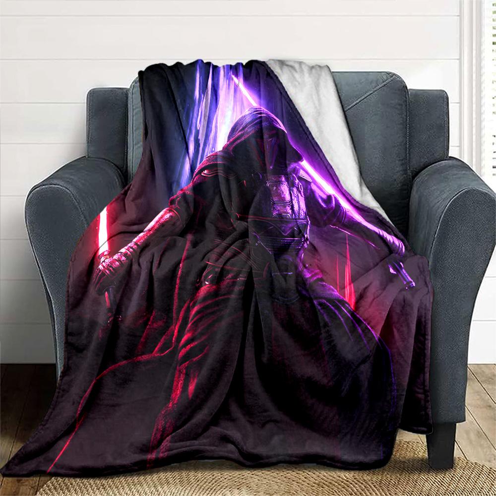 Star Wars Blanket Comfortable Great for Picnics Office Chair Seaside for All Seasons Digital Print Ideal Gift For Birthday Valentine'S Day
