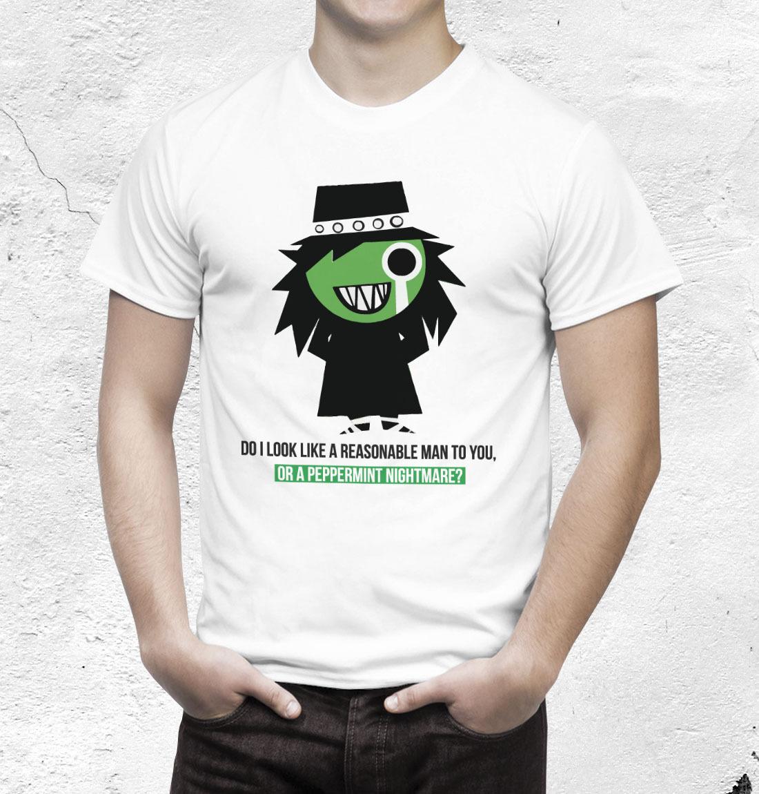 Футболка The Mighty Boosh топ Peppermint Nightmare 3XL