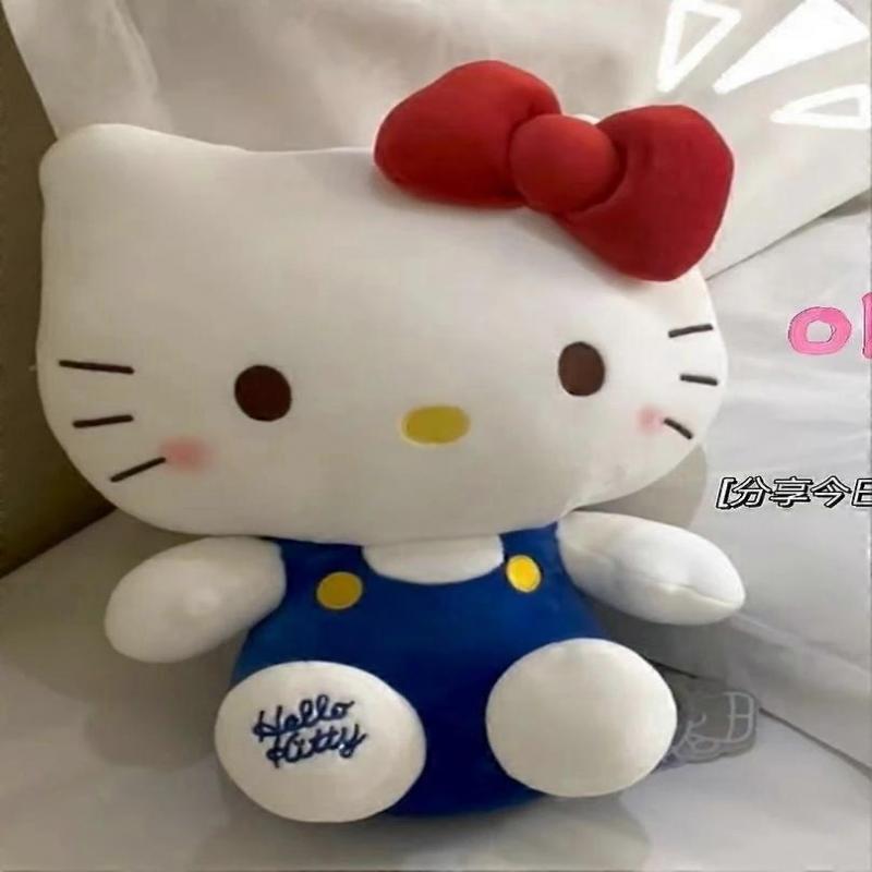 Hello Kitty Plush Toy Sanrio Plush Doll Kawaii Hello Kitty Stuffed Animal Hello Kitty Pillow Sofa Cushion