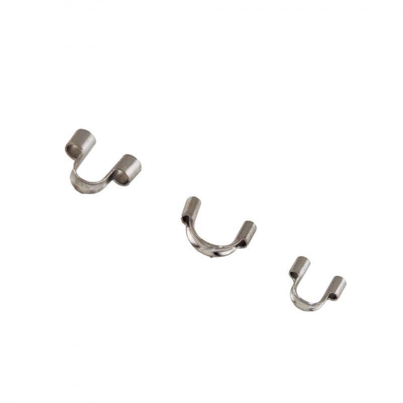 Handmade Stainless Steel U-Shaped Wire Tube Buckle for Jewelry Making