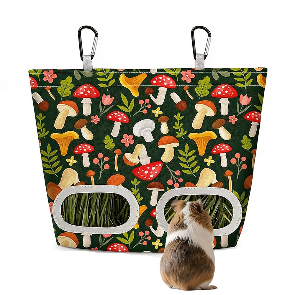 Kaninchen Heufutterbeutel Meerschweinchen Hängendes Heu 29,2x23cm Futterbeutel Aufbewahrungsspender für Chinchilla Hamster Kaninchen Kleintier