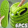 Semelles de confort 4D Douces comme un nuage Semelles en mousse à mémoire de forme avec absorption des chocs Semelles de soutien de la voûte plantaire pour la santé
