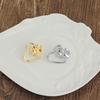 2pcs Heart with Paw Badge Brooch Dripping Oil Paw Brooch Badge Pin for Jewelry Making Clothes Bags Supplies