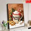 DIY rahmenloses Perlenmalerei-Set Frohe Weihnachten Gemütliche Wohnkultur 3D glänzende Perlenkunst Leinwand Entspannendes Bastelgeschenk für Erwachsene