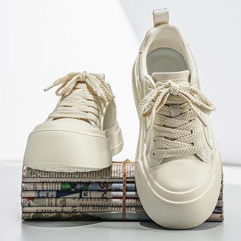 Niche light luxury low-top thick-soled comfortable cushioning sports shoes outdoor casual shoes