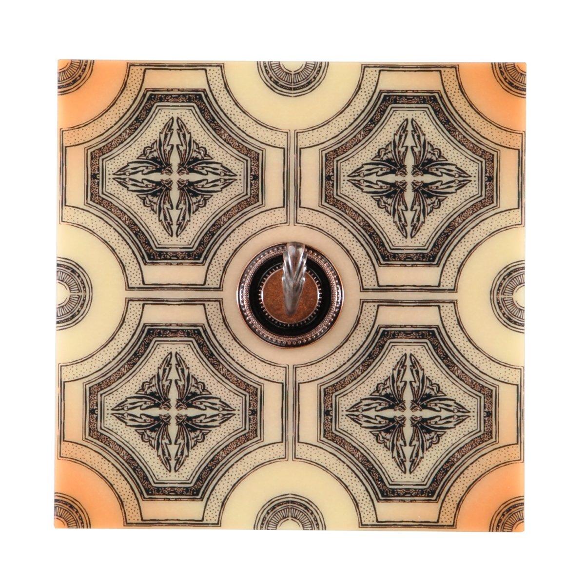 

Nitoms decolfa Hook Sticker, Square, Brown, No Drilling Required, M4104