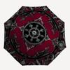 Dark Gothic Mandala Wall Art: Intricate Design for Your Space Umbrella, Cute Umbrella with Cute Design, Portable 3-Fold Compact Umbrella for Men & Wom