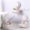 Suction Cup Makeup Sponge Storage Rack Hanging Organizer for Cosmetics Brushes Jewelry Hair Accessories Home Bathroom Kitchen