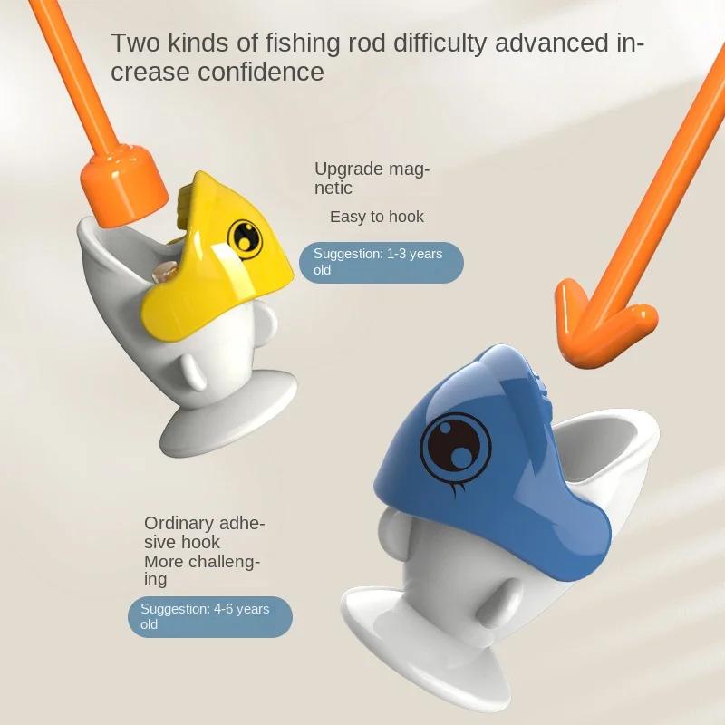 Non-Toxic Dinosaur Simple Magnetic Fishing Toys Play Rod Game Toys For Children Baby Montessori With Rod Kids Educational Rotating Gift