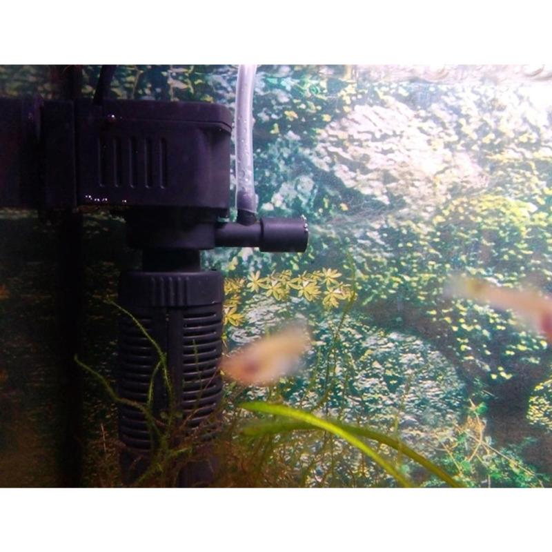 3 in 1 Mute Filter for Aquarium Fish Bowl Oxygen Submersible Water Purifier European Regulations