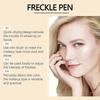 Zephoco Deep Brown Natural Freckle Pen Pseudo Freckle Makeup Smooth Brushwork Quick Drying Seal Design Style Versatile