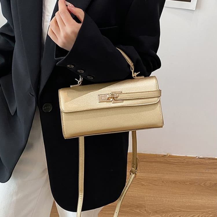 Lock Small Square Bag Women's Shoulder Handbag