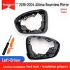 Compatible Rearview Mirror Cover with Camera, Frame & Turn Signal for 2019-2024 Nissan Altima