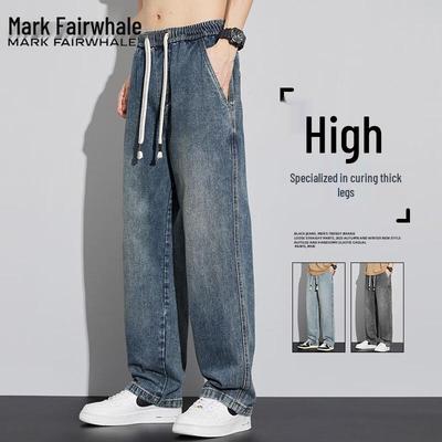Mark Fairwhale Men's Retro Loose Straight Leg Jeans