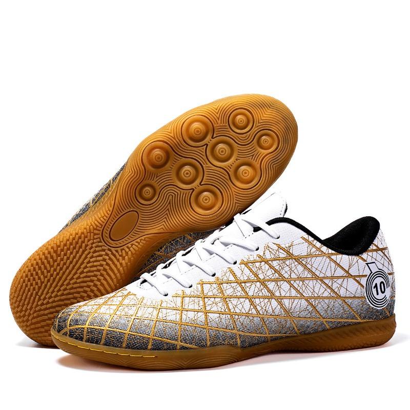 Low-top football shoes summer 2 new breathable non-slip professional sneakers large size broken nail football shoes