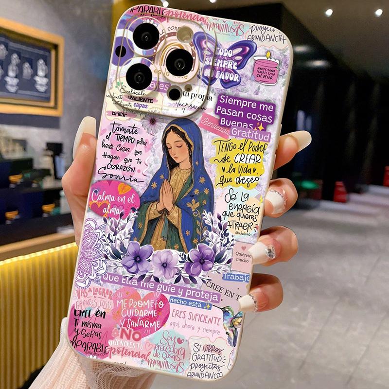 

Religious Colorful Painted Jesus TPU Soft Phone Case For iPhone 17 Pro Max Air 17E 16E 16 15 14 13 12 11 XS X XR 16 Plus Cover iPhone17