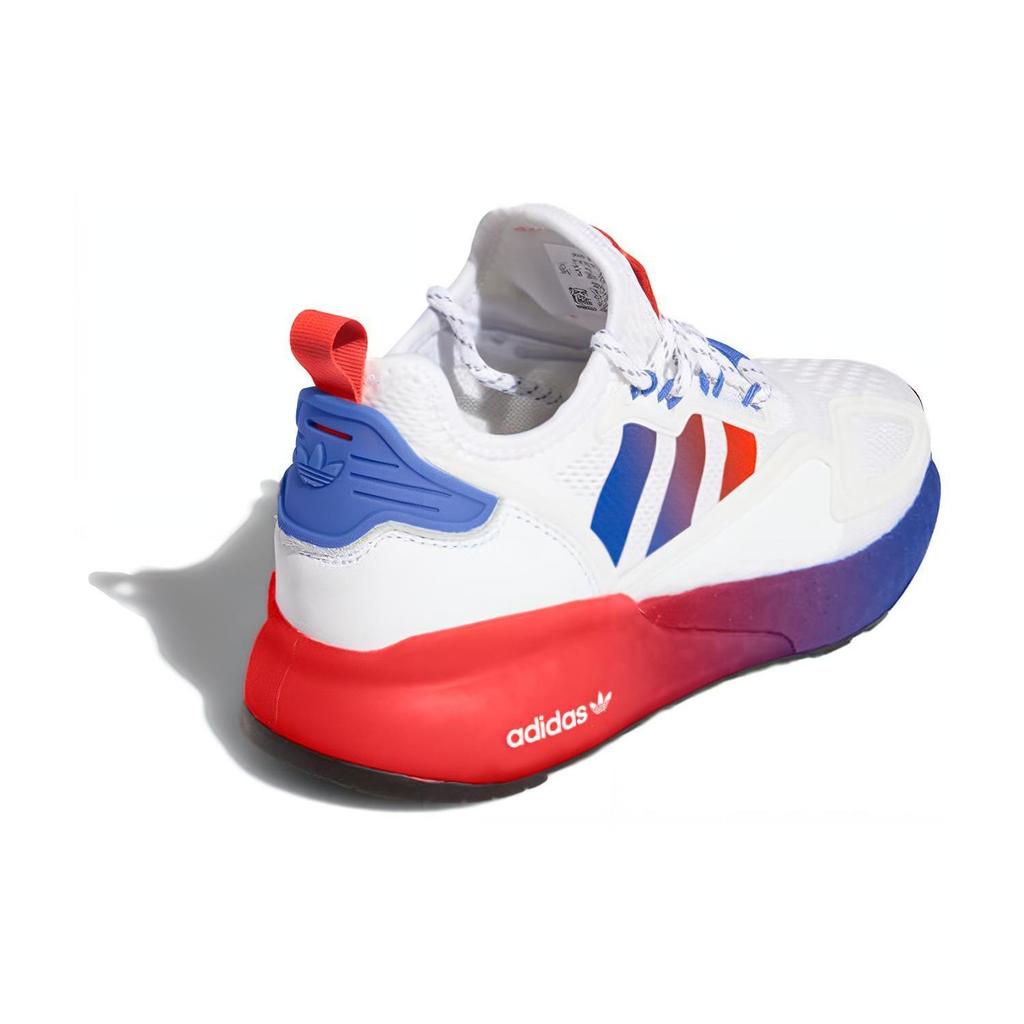 adidas ZX 2K Boost White Solar Red Blue GS FX9519