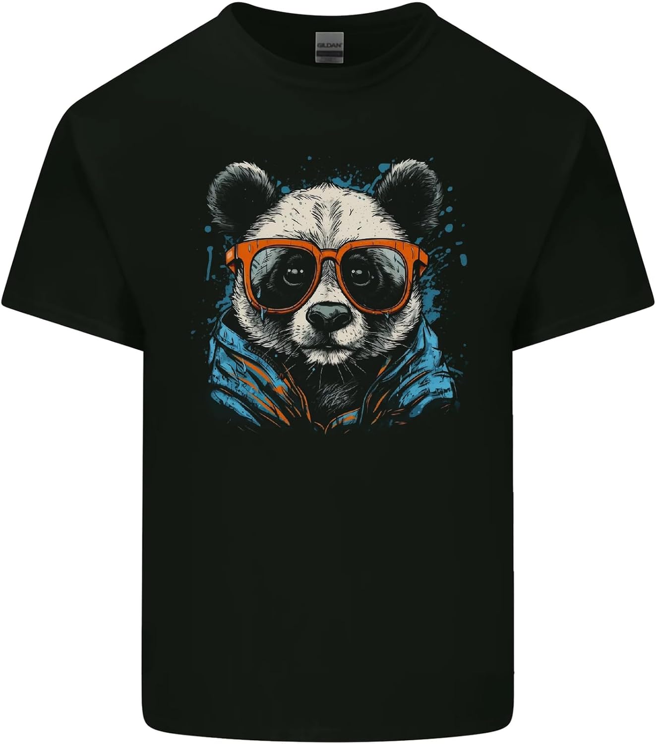 A Cool Panda Wearing Glasses Mens Cotton Men T Shirt Tee Top XS
