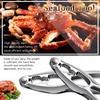 Crab Leg Crackers and Tools - Lobster Crackers and Picks Set Shellfish Crab Claw Cracker Stainless Steel Seafood Crackers & Forks - lobster tools