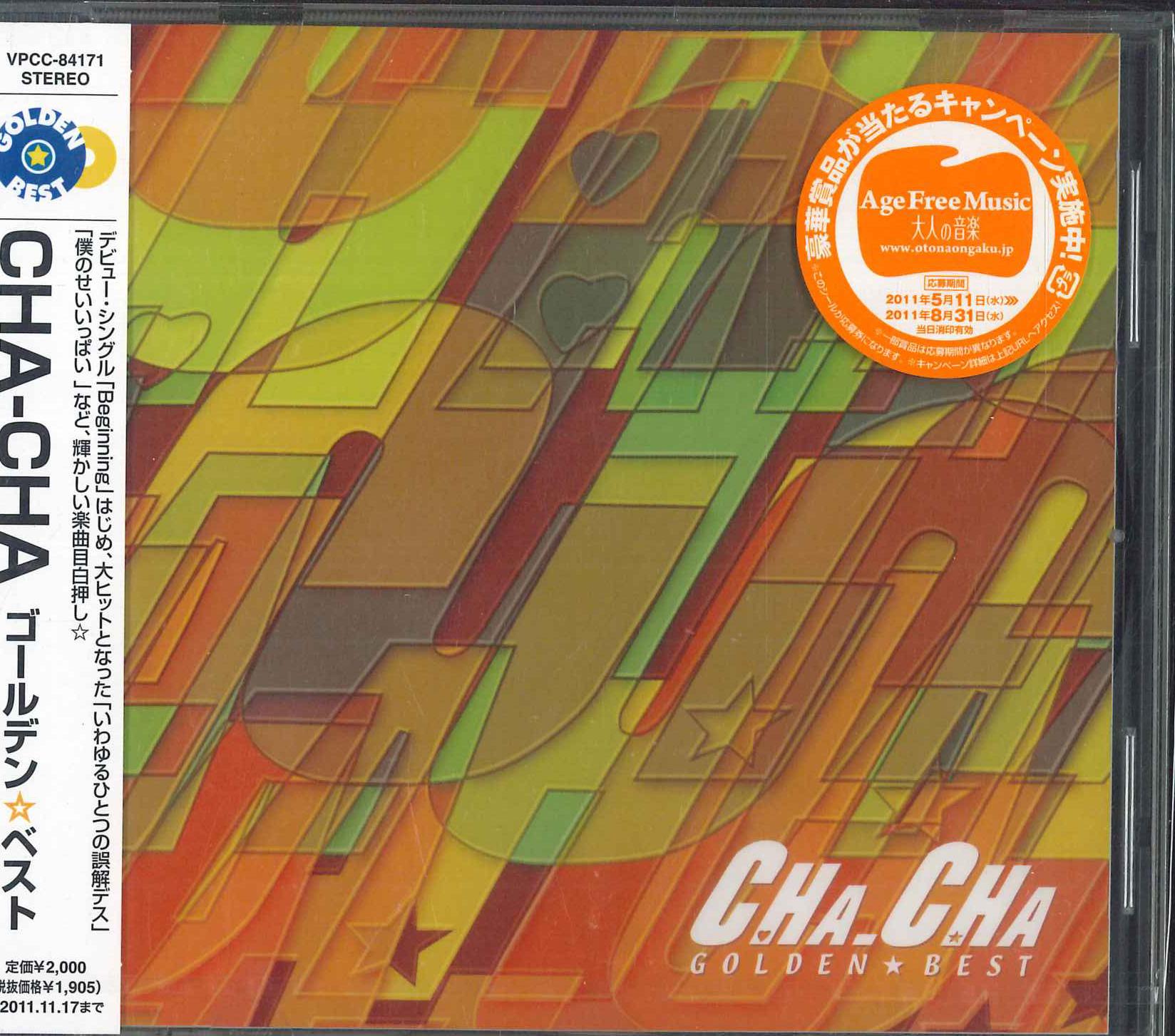 

CD CHACHA Golden Best VPCC84171PROMO VAP 2011 Japan Obi Japanese PopRock Used