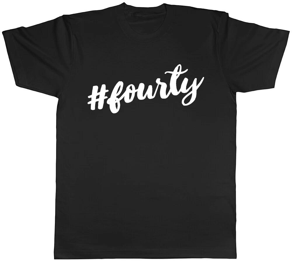 Hashtag 40 Birthday Mens Womens Ladies T-Shirt Tee S