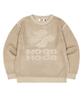 Hoodhood Hood Logo Mesh Graphic Knit Ivory