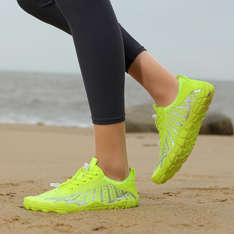 Quick Dry Aqua Shoes Men Women Non-slip Beach Wading Sneakers Breathable Soft Water Sports Footwear for Surfing Swimming