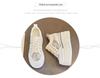 Women's Height-Boosting Thick-Soled White Sneakers for Spring & Autumn A8905